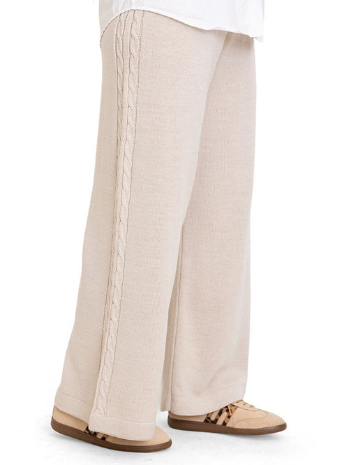 Latte Plexus Knit Pant - Khotwh